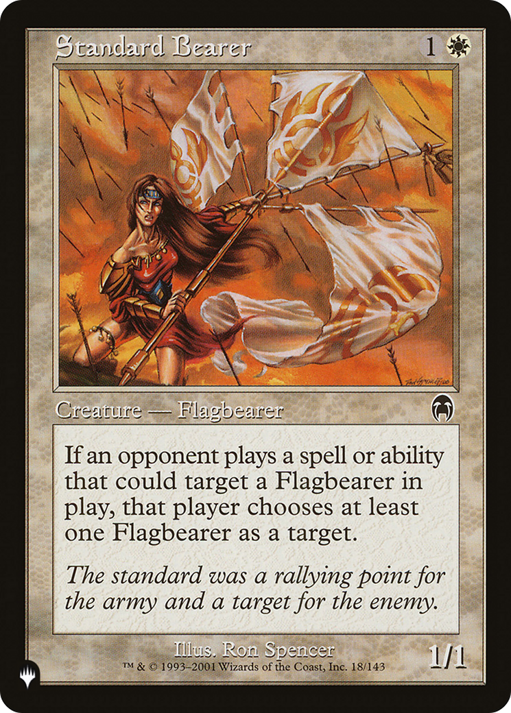 Standard Bearer [The List] | Lots Moore NSW