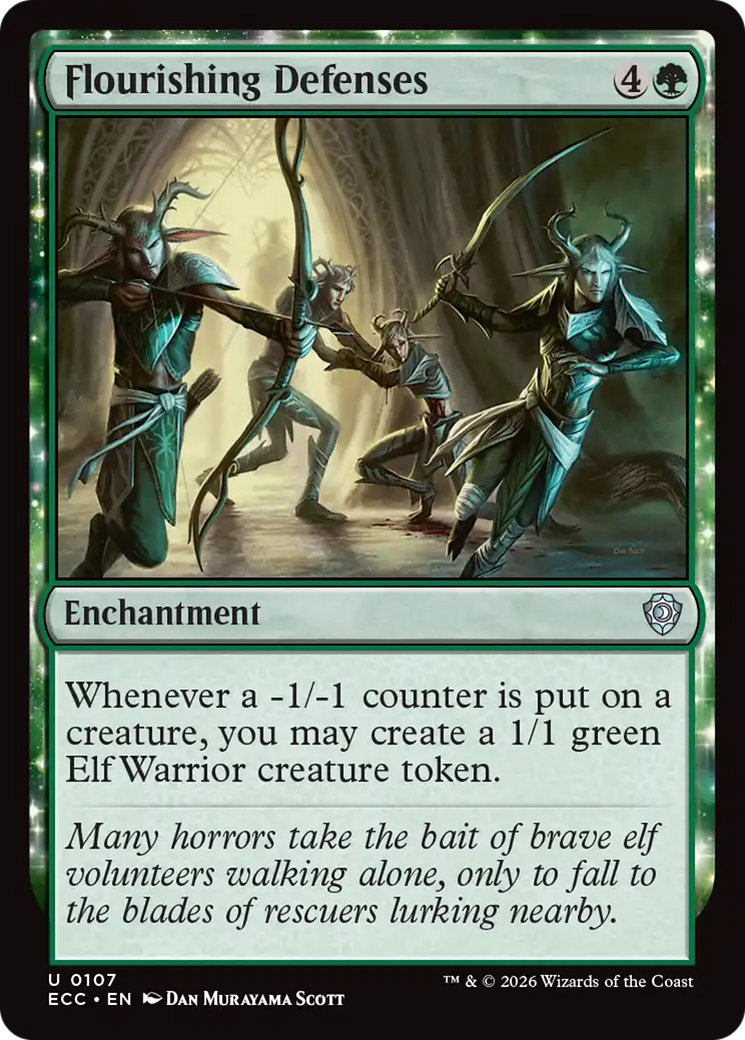 Flourishing Defenses [Lorwyn Eclipsed Commander] | Lots Moore NSW
