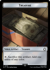 Treasure (0019) // Alien Double-Sided Token [Fallout Tokens] | Lots Moore NSW