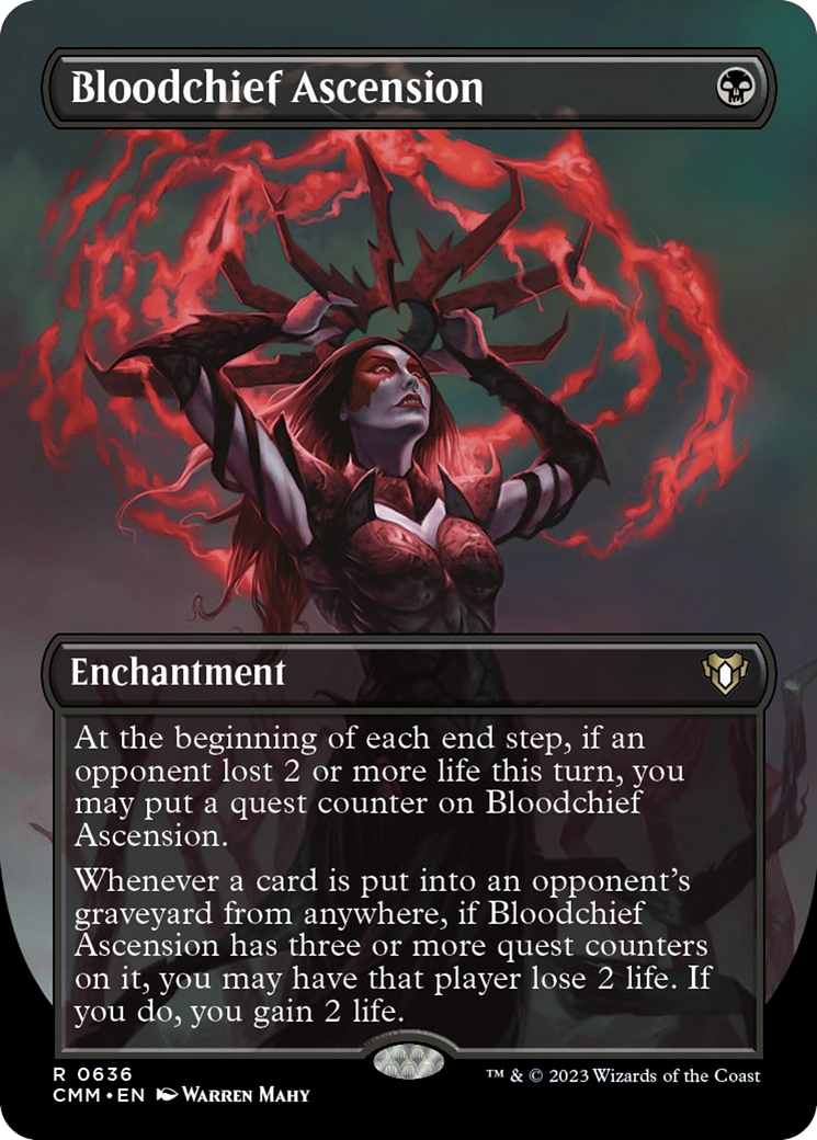 Bloodchief Ascension (Borderless Alternate Art) [Commander Masters] | Lots Moore NSW