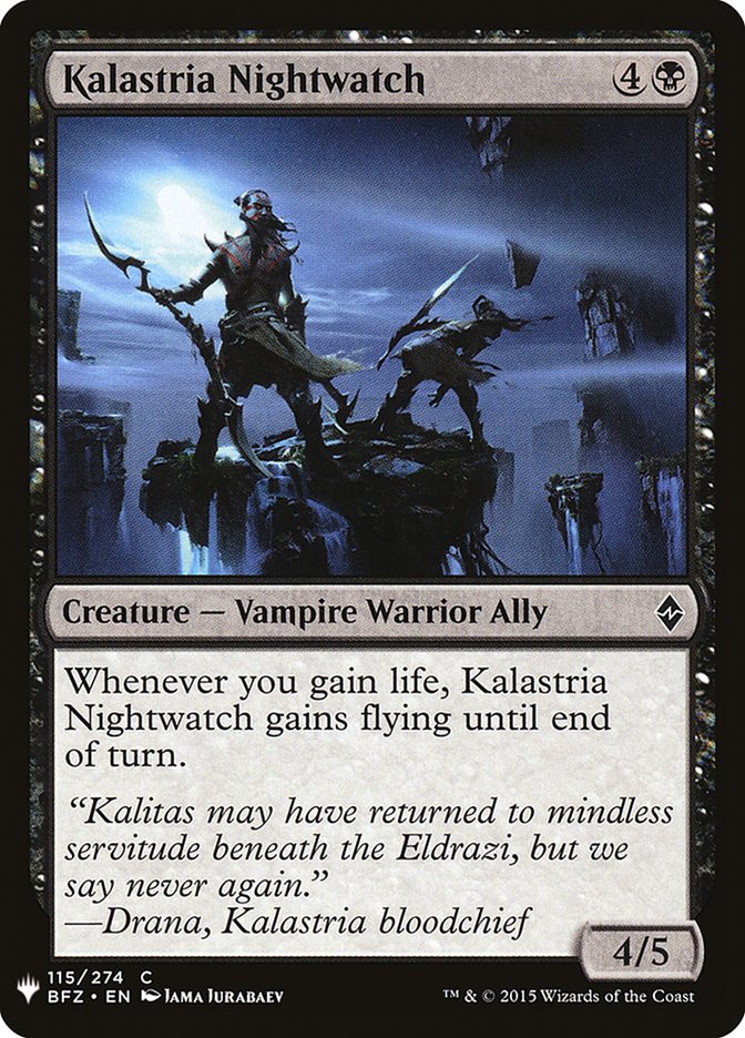 Kalastria Nightwatch [Mystery Booster] | Lots Moore NSW