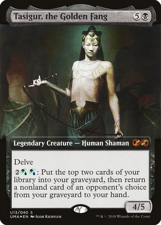 Tasigur, the Golden Fang (Topper) [Ultimate Masters Box Topper] | Lots Moore NSW