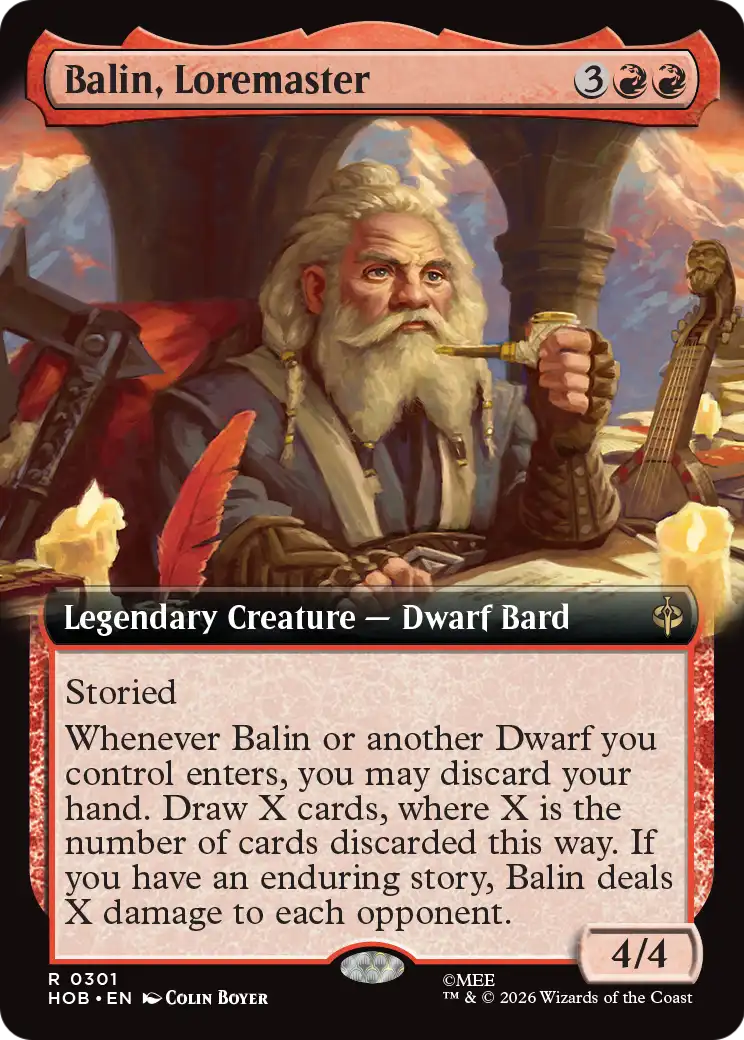 Balin, Loremaster (Extended Art) [The Hobbit] | Lots Moore NSW