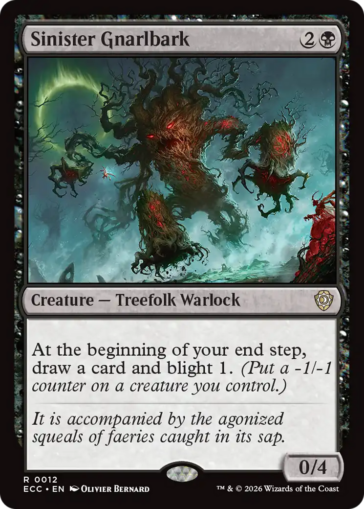 Sinister Gnarlbark [Lorwyn Eclipsed Commander] | Lots Moore NSW
