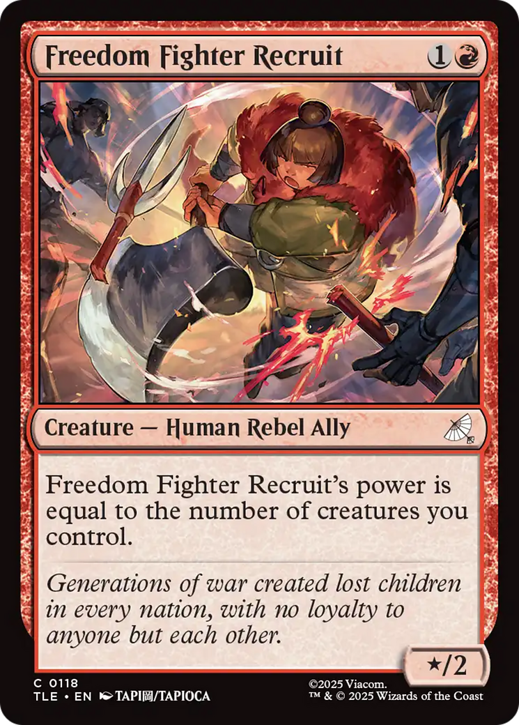 Freedom Fighter Recruit [Avatar: The Last Airbender: Eternal-Legal] | Lots Moore NSW
