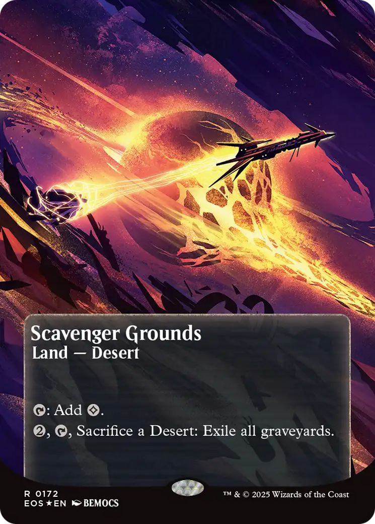 Scavenger Grounds (0172) (Borderless) (Galaxy Foil) [Edge of Eternities: Stellar Sights] | Lots Moore NSW