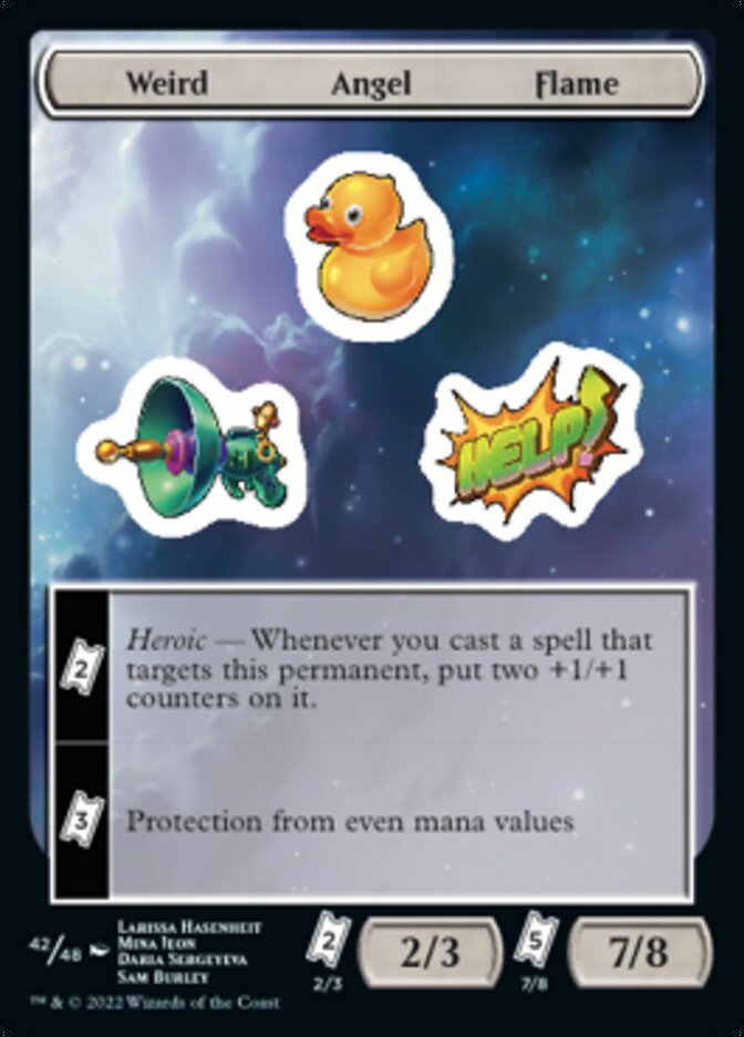 Weird Angel Flame [Unfinity Stickers] | Lots Moore NSW