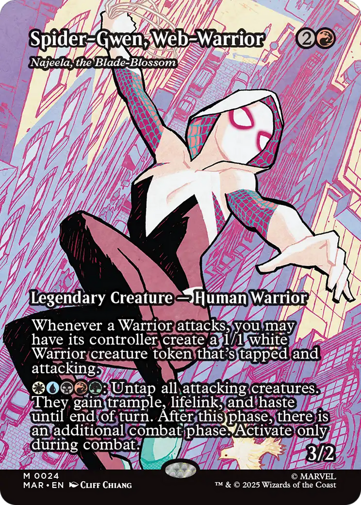Spider-Gwen, Web-Warrior - Najeela, the Blade-Blossom [Marvel Universe: Eternal-Legal] | Lots Moore NSW