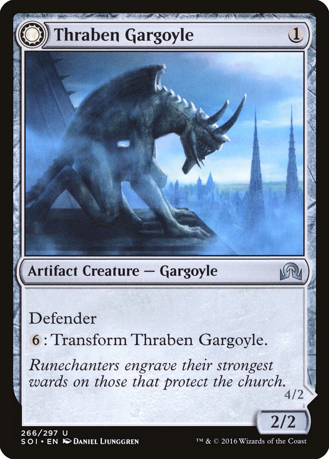 Thraben Gargoyle // Stonewing Antagonizer [Shadows over Innistrad] | Lots Moore NSW