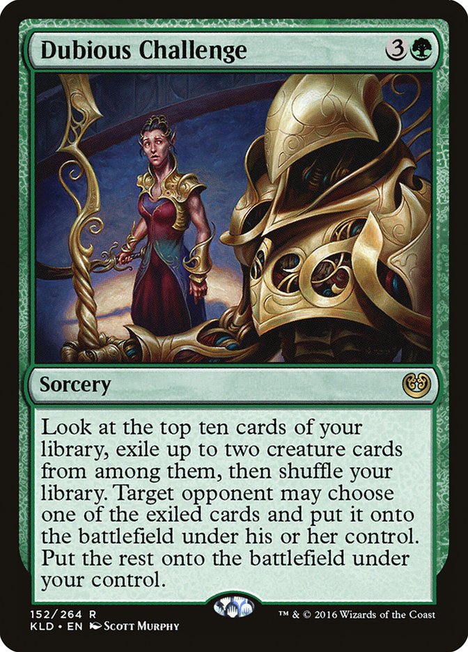 Dubious Challenge [Kaladesh] | Lots Moore NSW