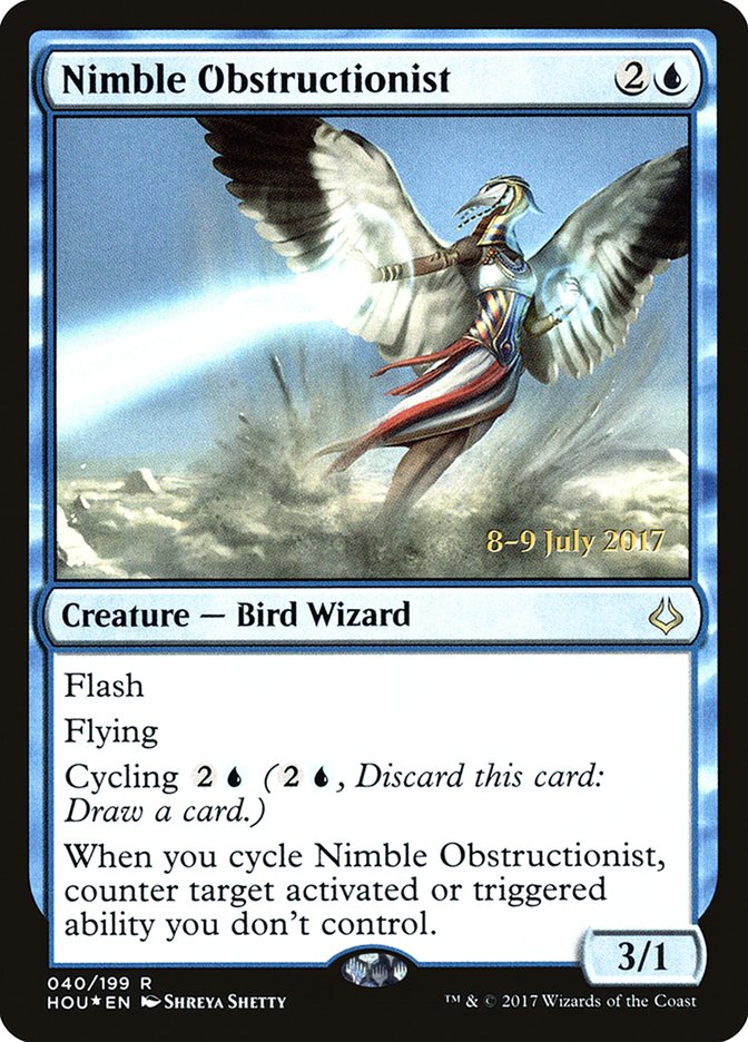 Nimble Obstructionist [Hour of Devastation Prerelease Promos] | Lots Moore NSW