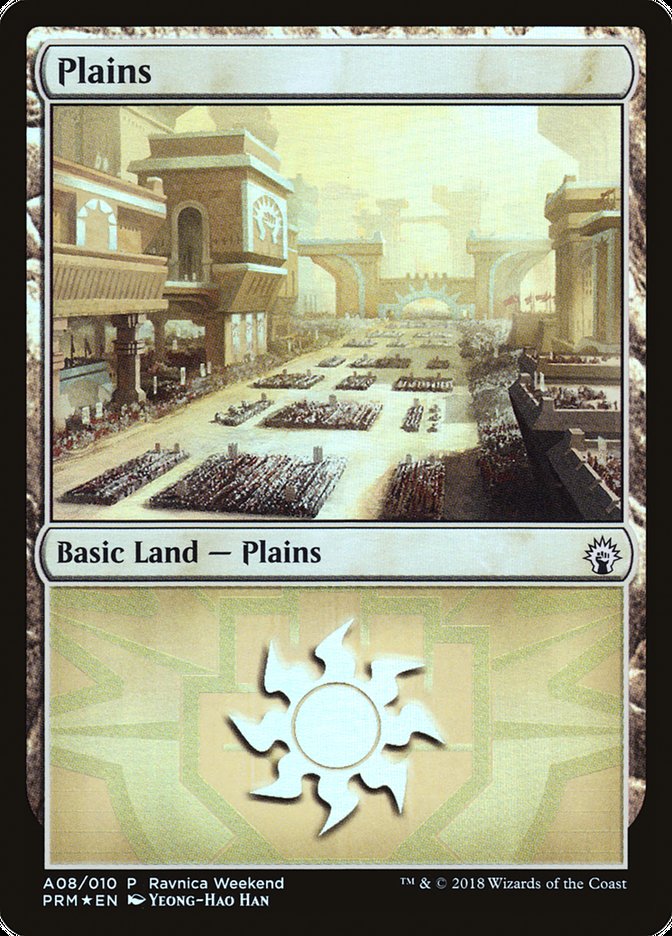 Plains (A08) [Ravnica Allegiance Ravnica Weekend] | Lots Moore NSW