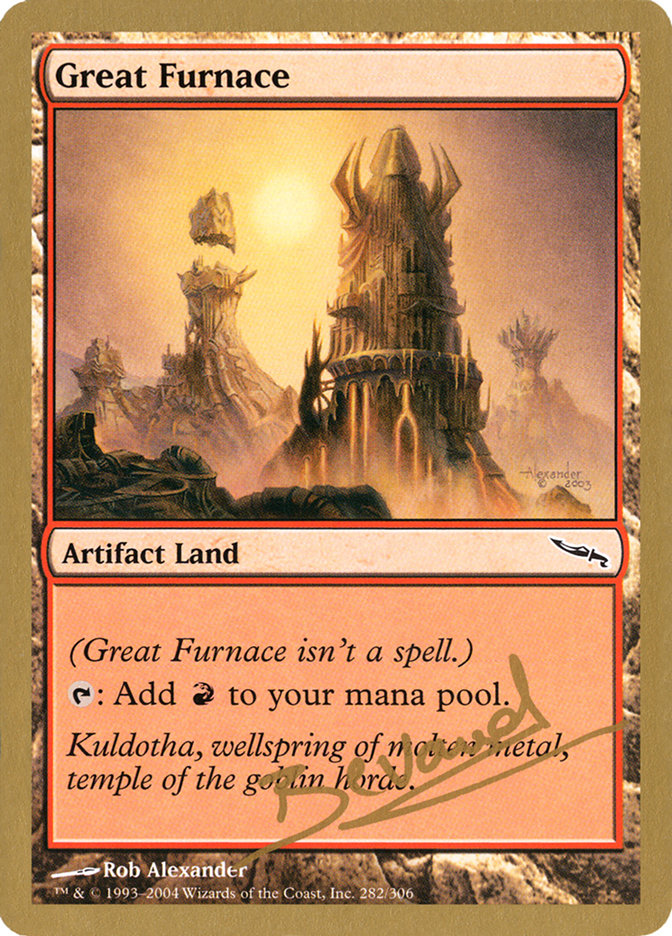 Great Furnace (Manuel Bevand) [World Championship Decks 2004] | Lots Moore NSW
