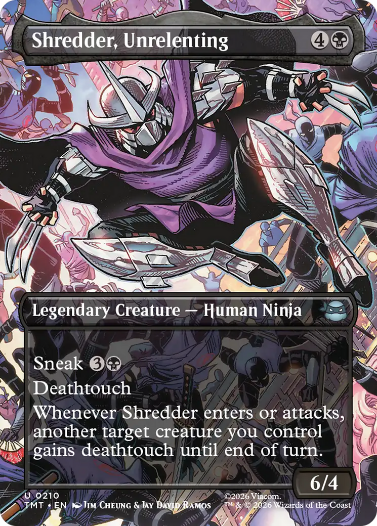 Shredder, Unrelenting (Borderless) [Teenage Mutant Ninja Turtles] | Lots Moore NSW