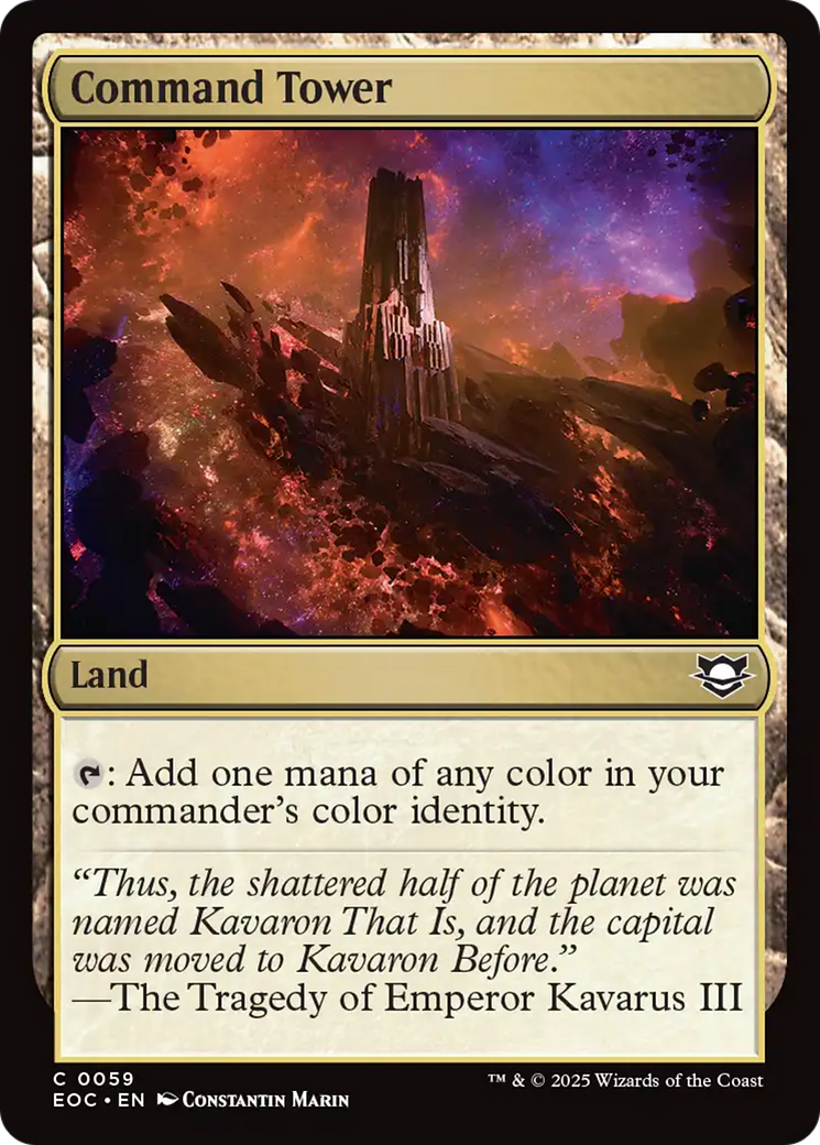 Command Tower [Edge of Eternities Commander] | Lots Moore NSW