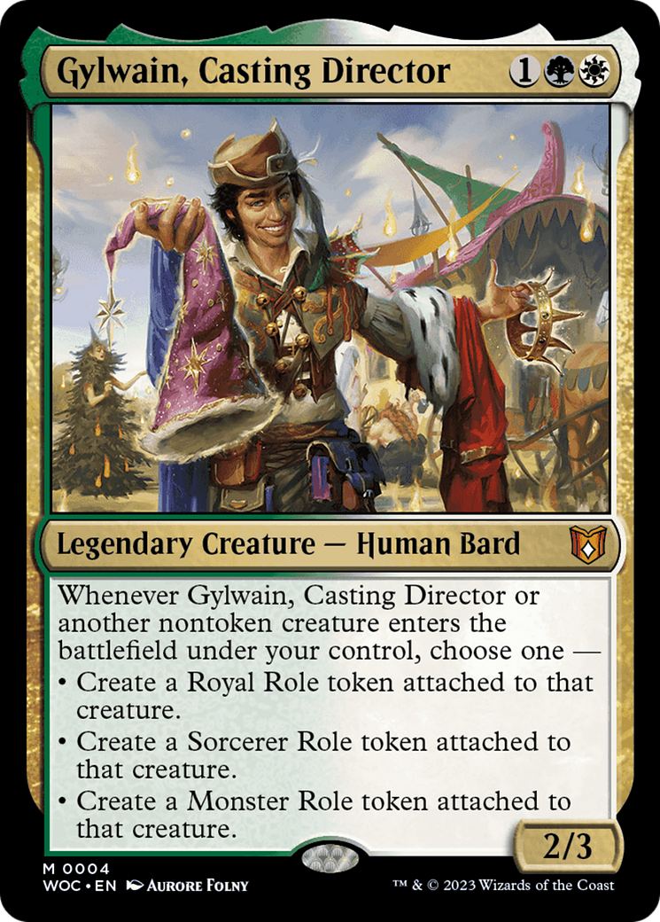 Gylwain, Casting Director [Wilds of Eldraine Commander] | Lots Moore NSW