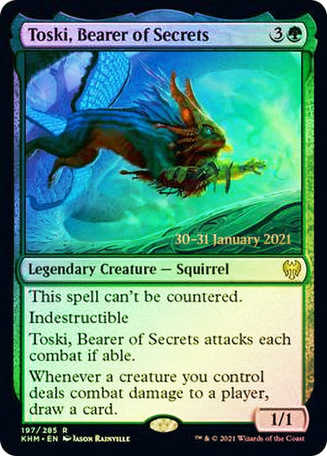 Toski, Bearer of Secrets [Kaldheim Prerelease Promos] | Lots Moore NSW