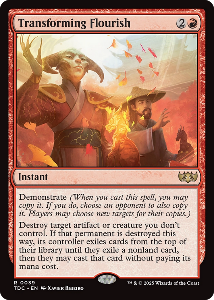 Transforming Flourish [Tarkir: Dragonstorm Commander] | Lots Moore NSW