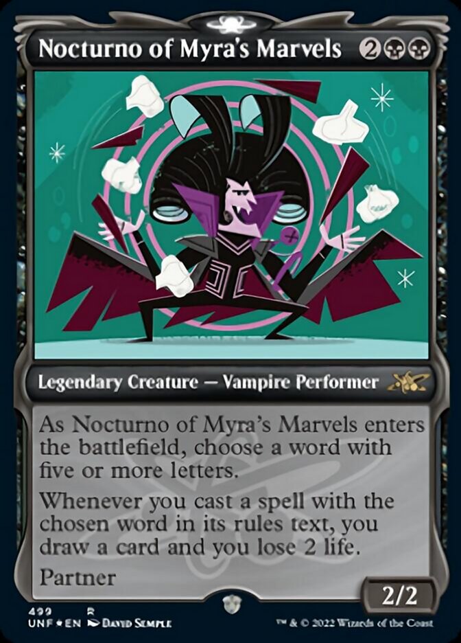 Nocturno of Myra's Marvels (Showcase) (Galaxy Foil) [Unfinity] | Lots Moore NSW