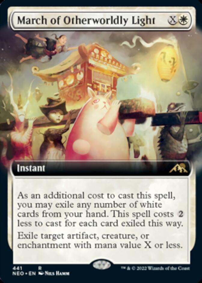 March of Otherworldly Light (Extended Art) [Kamigawa: Neon Dynasty] | Lots Moore NSW