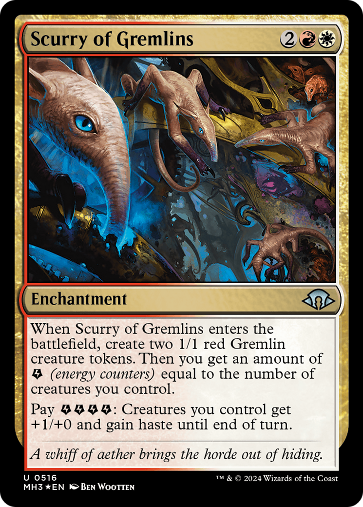 Scurry of Gremlins (Ripple Foil) [Modern Horizons 3] | Lots Moore NSW