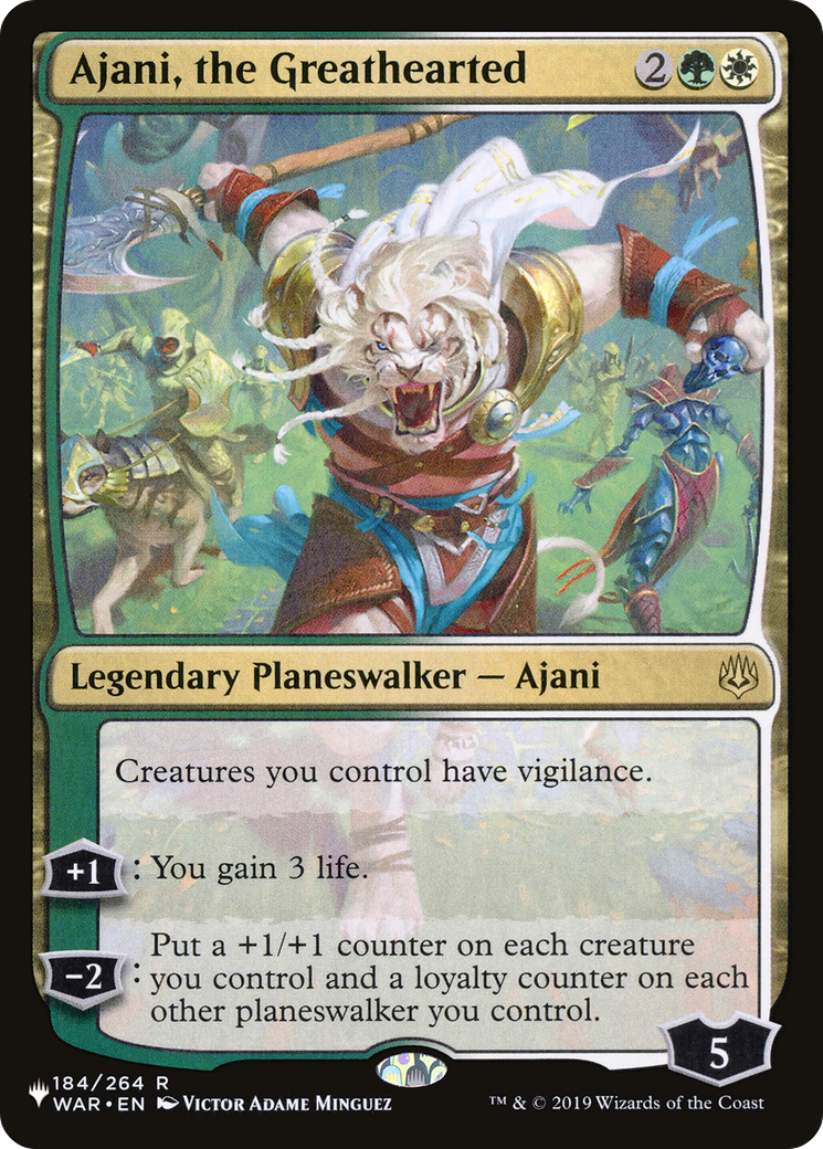 Ajani, the Greathearted [The List] | Lots Moore NSW
