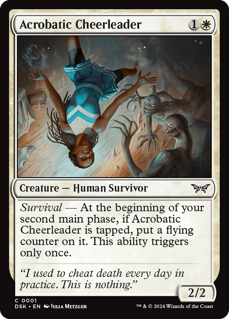 Acrobatic Cheerleader [Duskmourn: House of Horror] | Lots Moore NSW