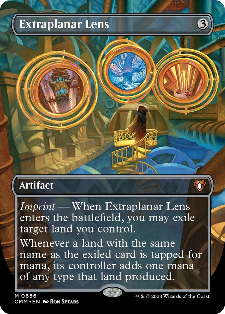 Extraplanar Lens (Borderless Alternate Art) [Commander Masters] | Lots Moore NSW