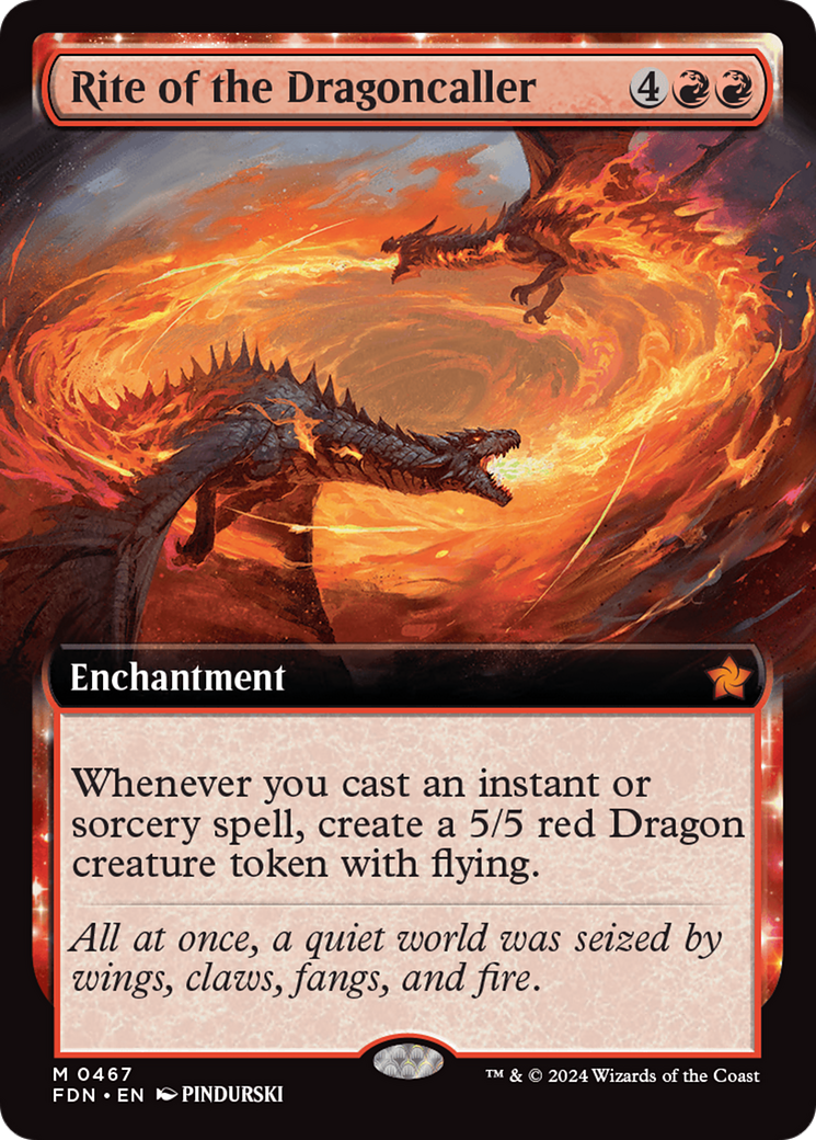 Rite of the Dragoncaller (Extended Art) [Foundations] | Lots Moore NSW