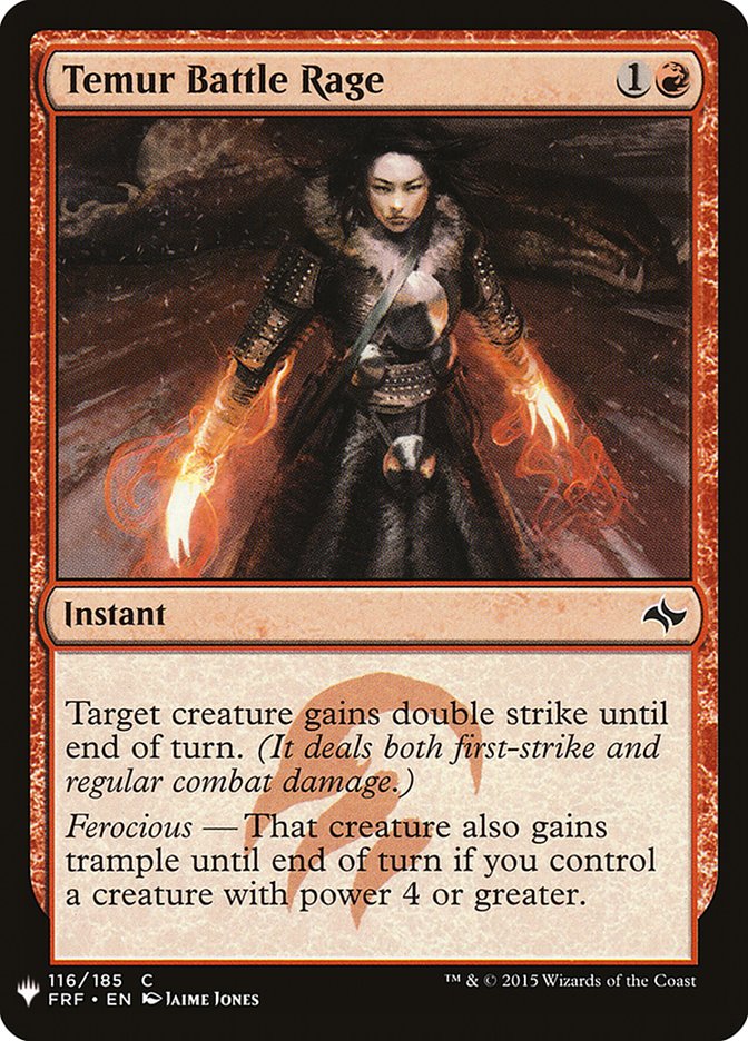 Temur Battle Rage [Mystery Booster] | Lots Moore NSW