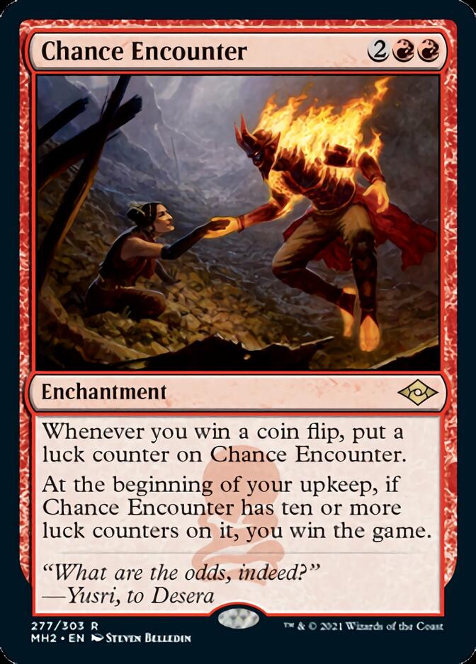 Chance Encounter (Foil Etched) [Modern Horizons] | Lots Moore NSW