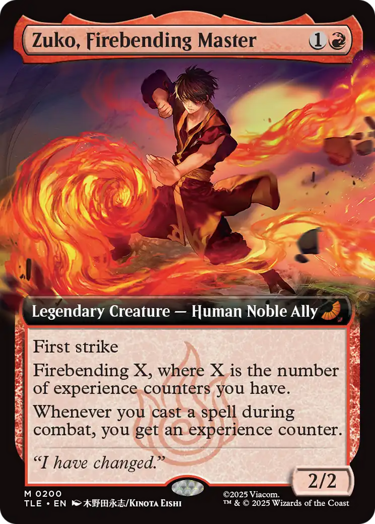 Zuko, Firebending Master (Extended Art) [Avatar: The Last Airbender: Eternal-Legal] | Lots Moore NSW