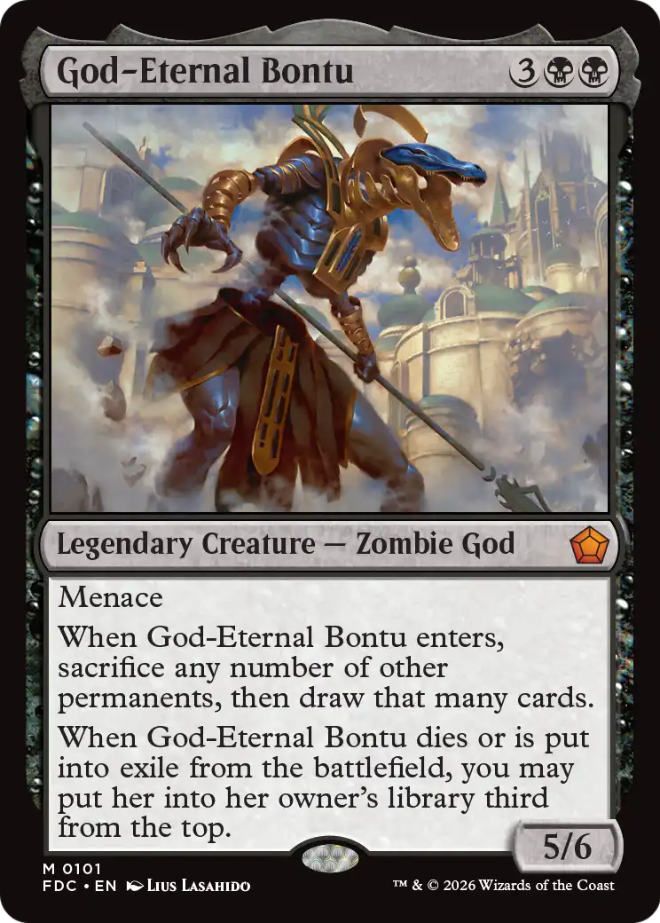 God-Eternal Bontu [Foundations Commander] | Lots Moore NSW