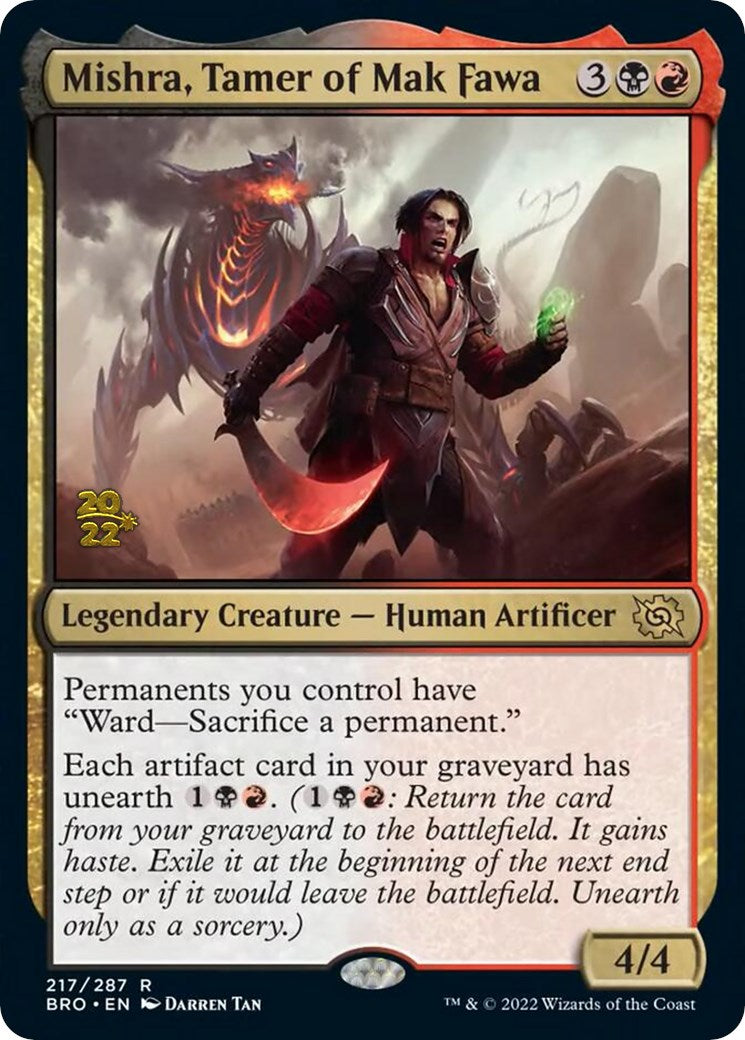 Mishra, Tamer of Mak Fawa [The Brothers' War Prerelease Promos] | Lots Moore NSW