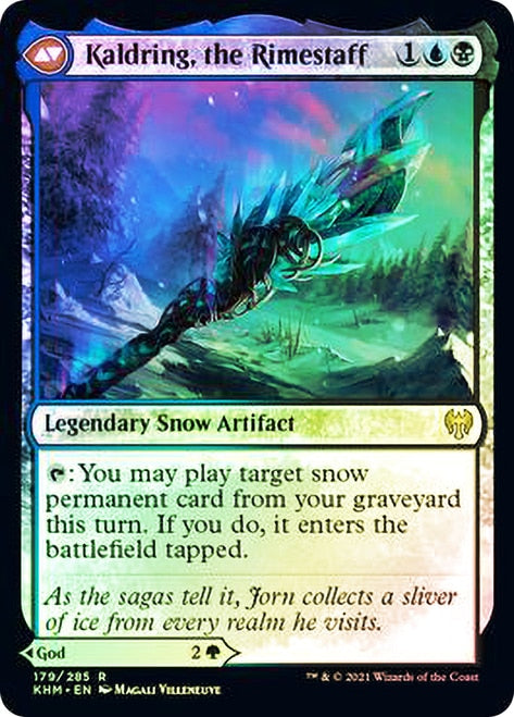 Jorn, God of Winter // Kaldring, the Rimestaff [Kaldheim Prerelease Promos] | Lots Moore NSW