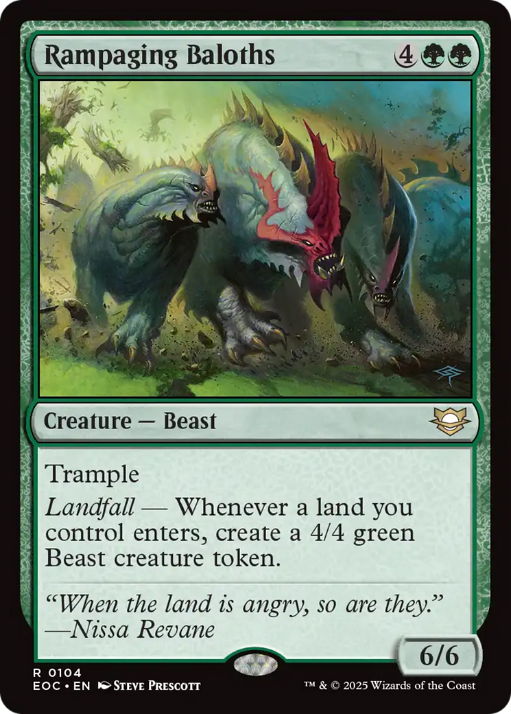Rampaging Baloths [Edge of Eternities Commander] | Lots Moore NSW