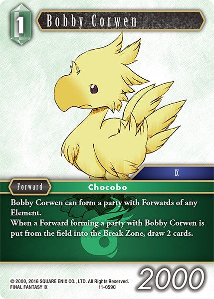 Bobby Corwen [Opus XI] | Lots Moore NSW