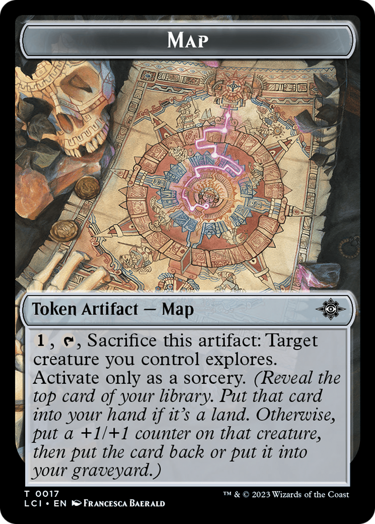 Map // Spirit Double-Sided Token [The Lost Caverns of Ixalan Tokens] | Lots Moore NSW