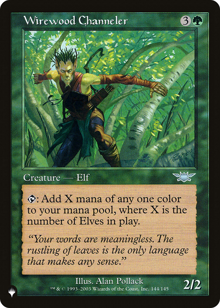 Wirewood Channeler [The List Reprints] | Lots Moore NSW