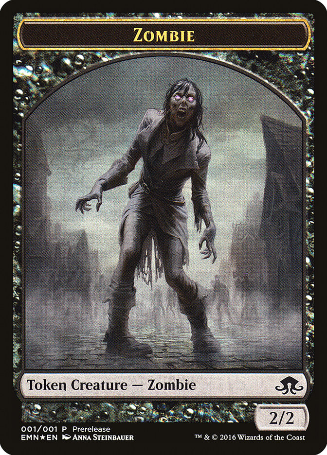 Zombie // Zombie Double-Sided Token [Eldritch Moon Prerelease Promos] | Lots Moore NSW
