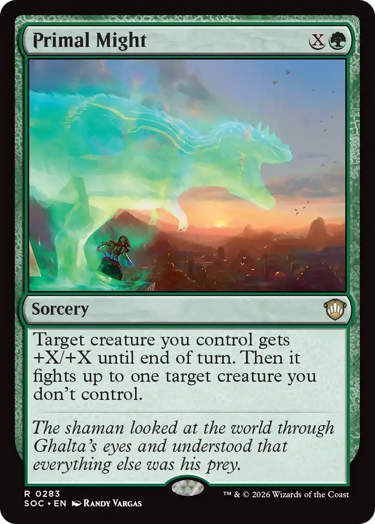 Primal Might [Secrets of Strixhaven Commander] | Lots Moore NSW