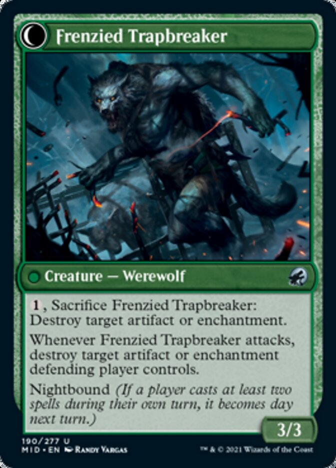 Outland Liberator // Frenzied Trapbreaker [Innistrad: Midnight Hunt] | Lots Moore NSW