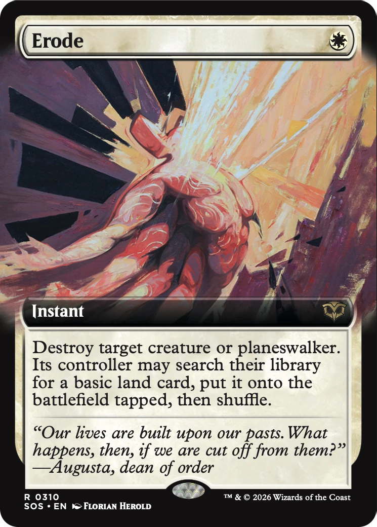 Erode (Extended Art) [Secrets of Strixhaven] Magic: The Gathering | Lots Moore NSW