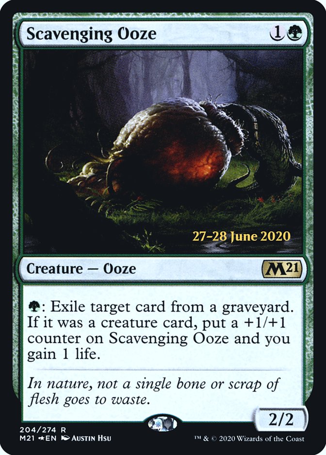 Scavenging Ooze [Core Set 2021 Prerelease Promos] | Lots Moore NSW