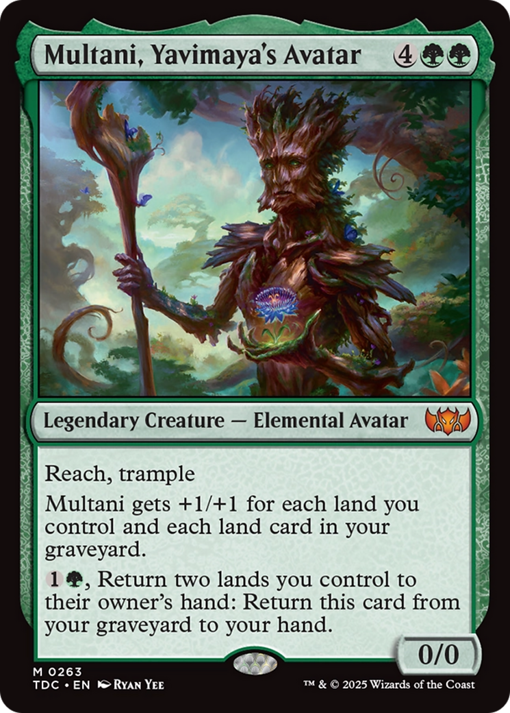 Multani, Yavimaya's Avatar [Tarkir: Dragonstorm Commander] | Lots Moore NSW