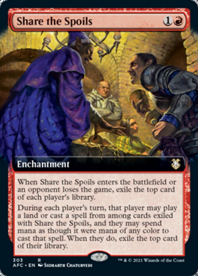 Share the Spoils (Extended Art) [Dungeons & Dragons: Adventures in the Forgotten Realms Commander] | Lots Moore NSW