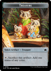 Rabbit // Treasure Double-Sided Token [Bloomburrow Tokens] | Lots Moore NSW