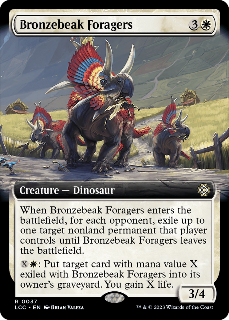 Bronzebeak Foragers (Extended Art) [The Lost Caverns of Ixalan Commander] | Lots Moore NSW