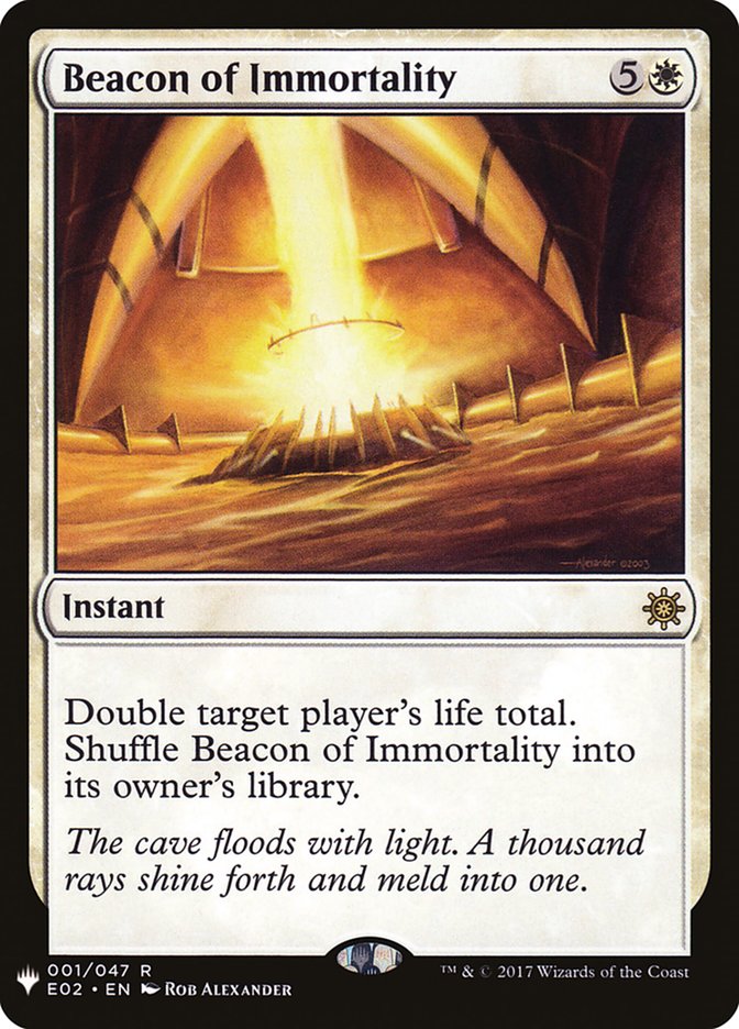 Beacon of Immortality [Mystery Booster] | Lots Moore NSW