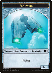 Myr // Pentavite Double-Sided Token [Commander 2014 Tokens] | Lots Moore NSW